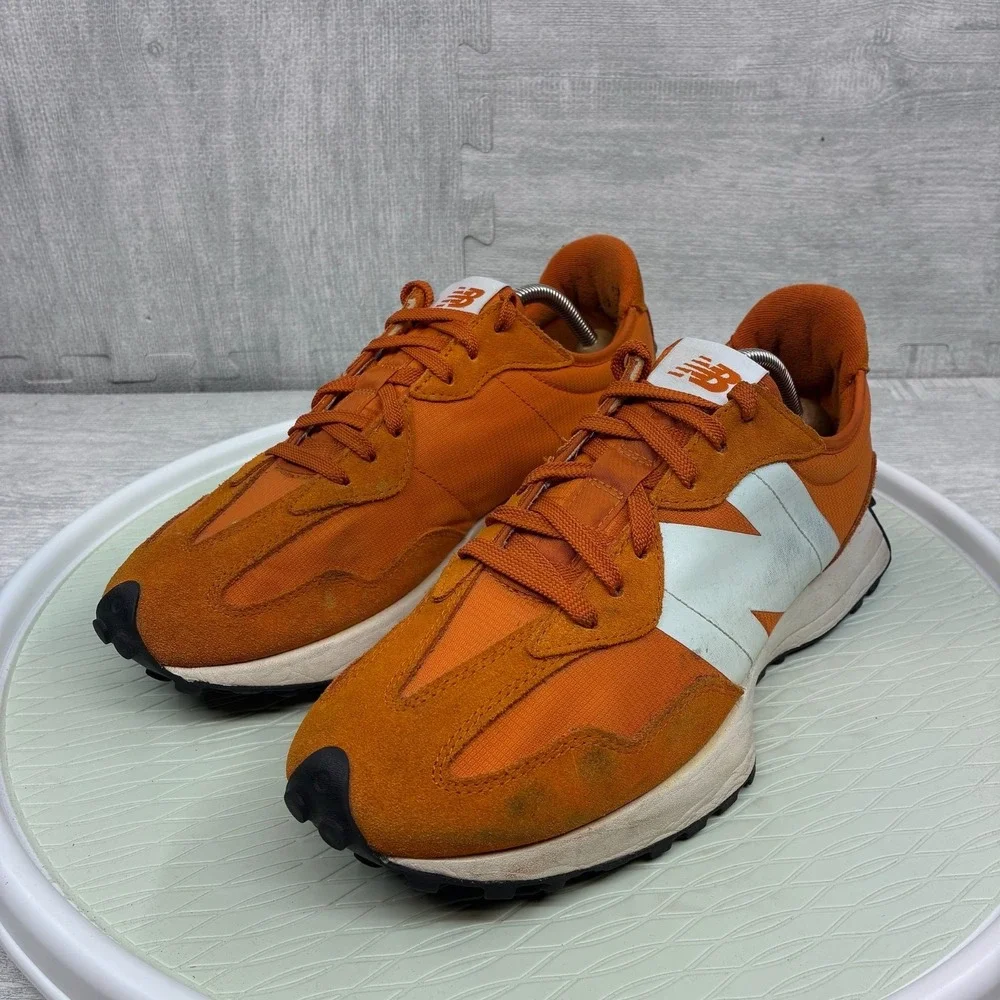 New Balance 327 Sneaker Men's 12 Vintage Orange Shoes‎ MS327GC